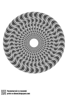 Набор мишеней с оптическими иллюзиями. Targets with an optical illusions.