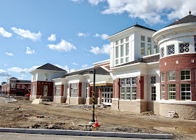 the new Franklin High School under construction