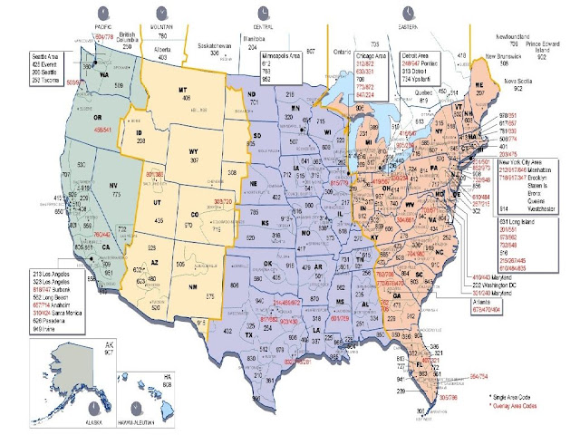 Time Zone Maps United States