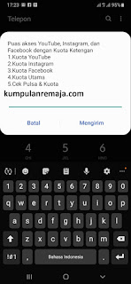 Beli Kouta Ketengan Instagram Via Dial UMB