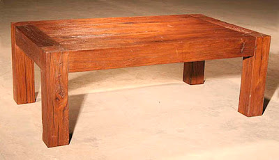 wood coffee table