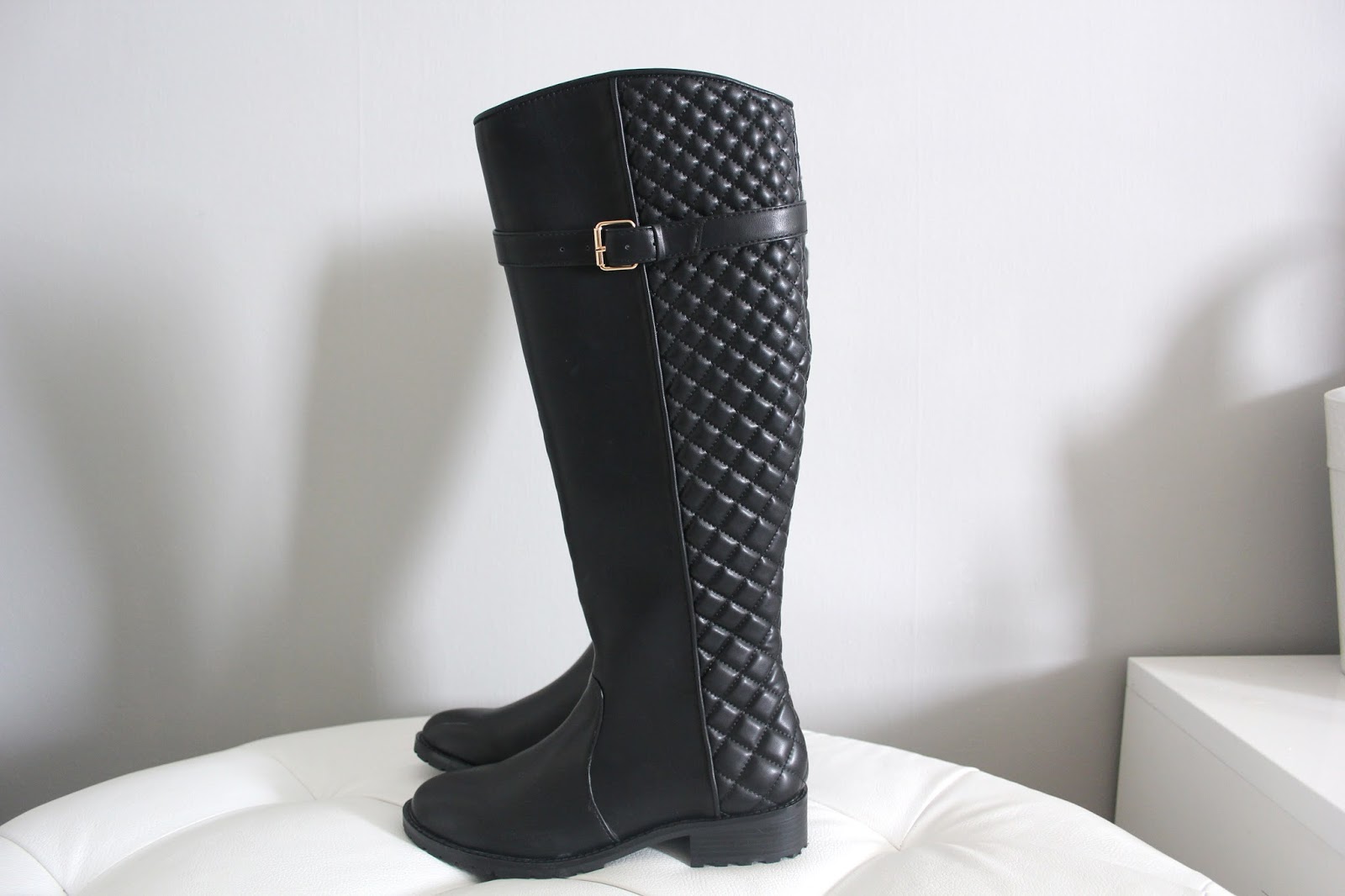 With a Hint Of Luxury: Zara Quilted Boot