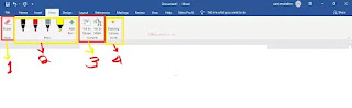 FUNGSI ICON MICROSOFT WORD BESERTA GAMBARNYA