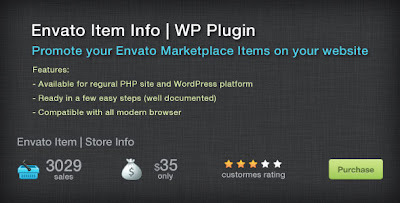 Envato Items Info Wordpress Plugin 