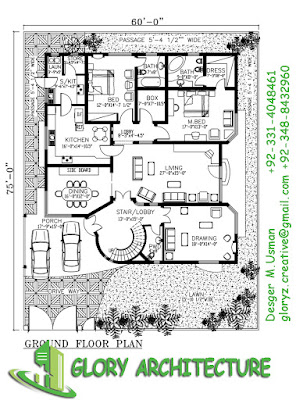 House plan and drawing
