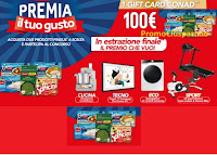 Concorso "Premia il tuo gusto" : con Findus vinci 62 card Conad da 100€, asciugatrice, Tapis roulant e non solo