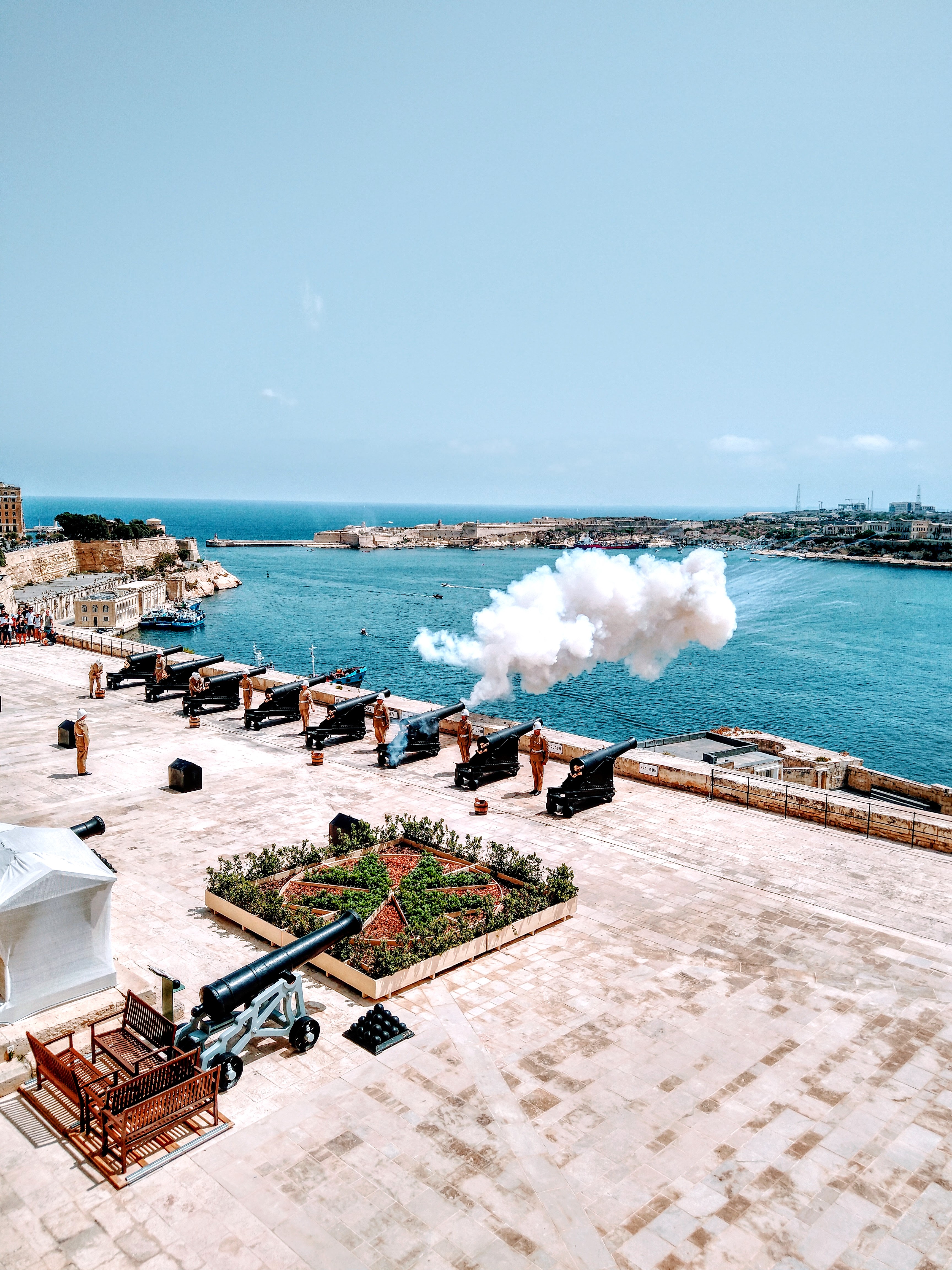 Sincerely Loree: Saluting battery, Upper Barracca Gardens, Malta