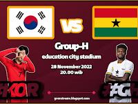 Streaming piala dunia 2022 Qatar. Korea Selatan vs Ghana: terbukanya persaingan group H