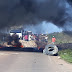 Moradores de Serrolândia protestam contra o fechamento das casas de farinha   