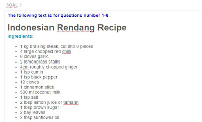 Contoh Soal Analyzing Procedural Texts , Food and Beverages Recipes