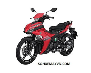 Bán Sơn xe máy YAMAHA EXCITER màu đỏ đen