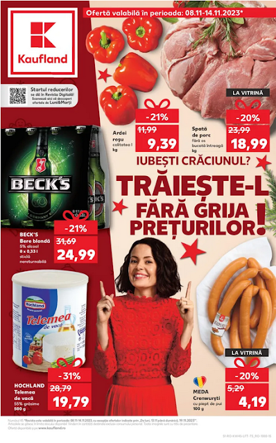 Kaufland Promotii + Catalog - Brosura 8-14.11  2023 → Reduceri SUPER FRESH | 500x100 | Promotii Kaufland Card