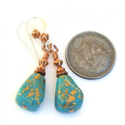 turquoise and copper jewelry for her