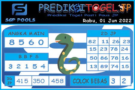 Prediksi Togel Singapura JP Rabu 01 Mei 2022