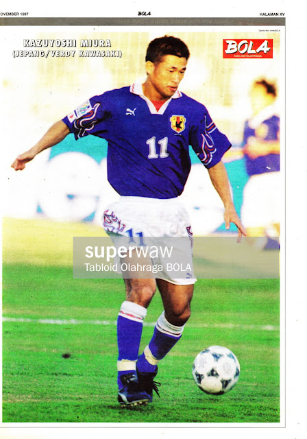 POSTER KAZUYOSHI MIURA JAPAN 1997