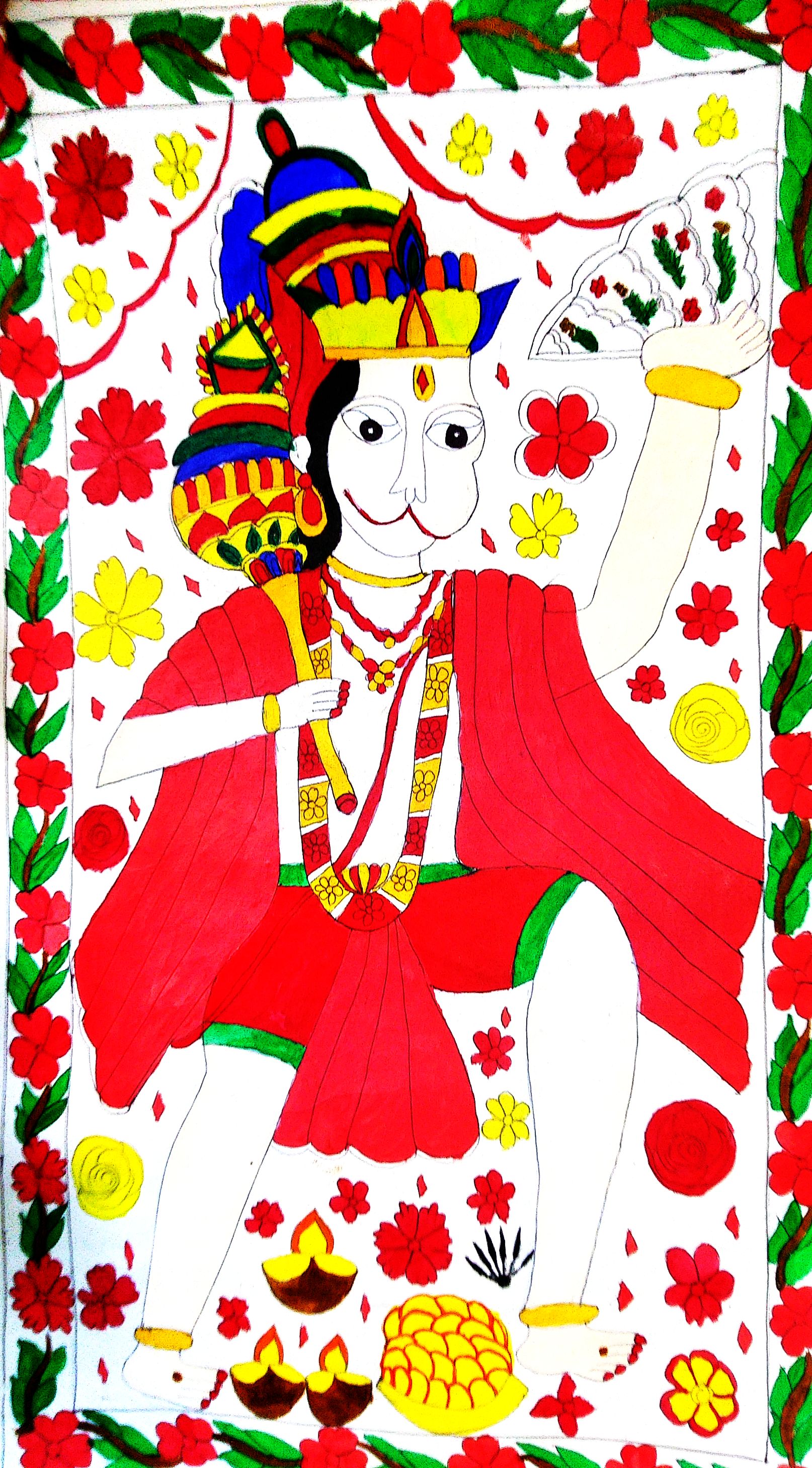 Bajrang Bali Art