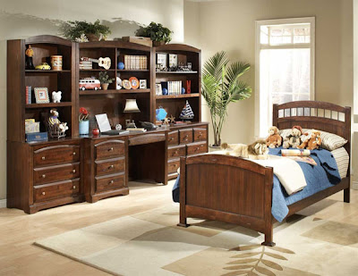 Truckee Cherry Finish Bedroom Set 827E