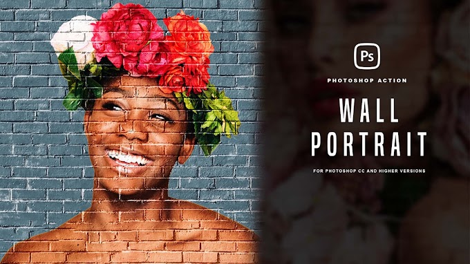 Wall Portrait Professional Photoshop Action Free