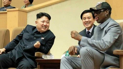 Dennis Rodman has made multiple trips to North Korea as a personal friend of Kim Jong Un over the years, via AFP.