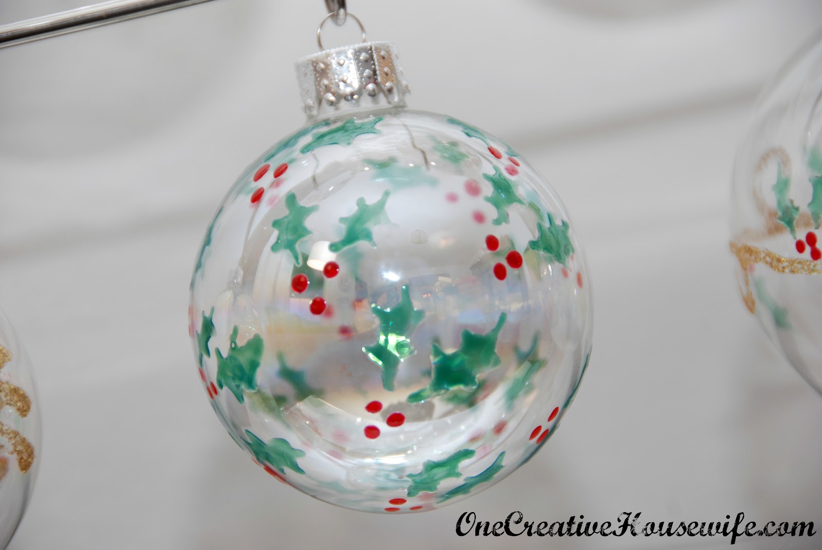 One Creative Housewife DIY  Christmas  Ornaments 