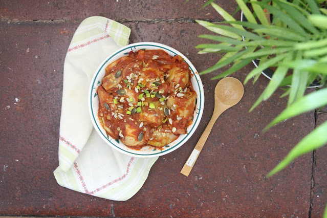 Cuillère et saladier : Coeurs d'artichauts à la tomate (recette speciale conserves)