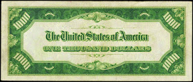 1928 1000 Dollars Federal Reserve Note