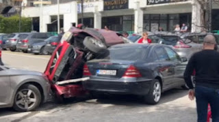 Столкновение автомобилей в Подгорице