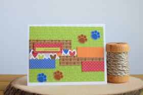 Dog Themed Card by Jess Gerstner featuring Doodlebug Puppy Love