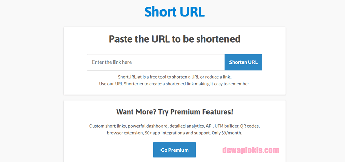 shorturl.at short url tool