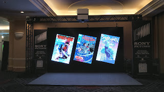 Sony Pictures interactive Spider-Verse display