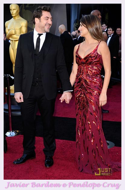 Pen�lope Cruz And Husband Javier Bardem. pen lope cruz
