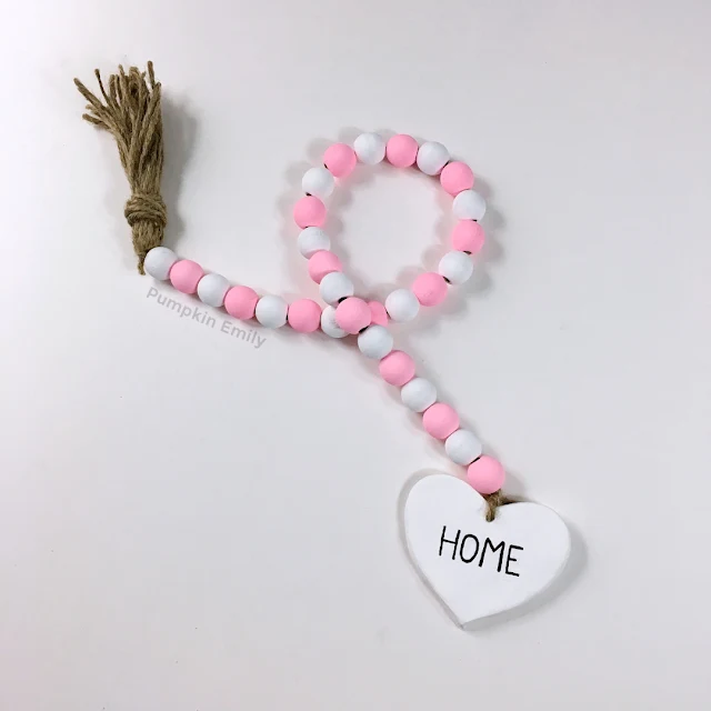 DIY Wooden Bead Garland