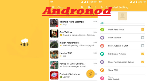 Kumpulan BBM Mod Tema Messenger Versi 2.11.0.16 Terbaru