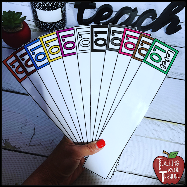 Classroom Library Bookshelf Markers