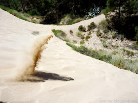 coluna de areia