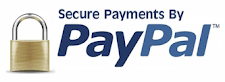 100% Secure With PayPal.