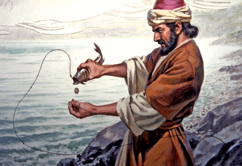 Kent Crockett's Devotionals: Catching the Fish with a Coin in its ...