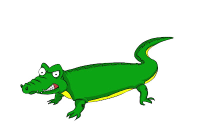 alligator cooking clipart 