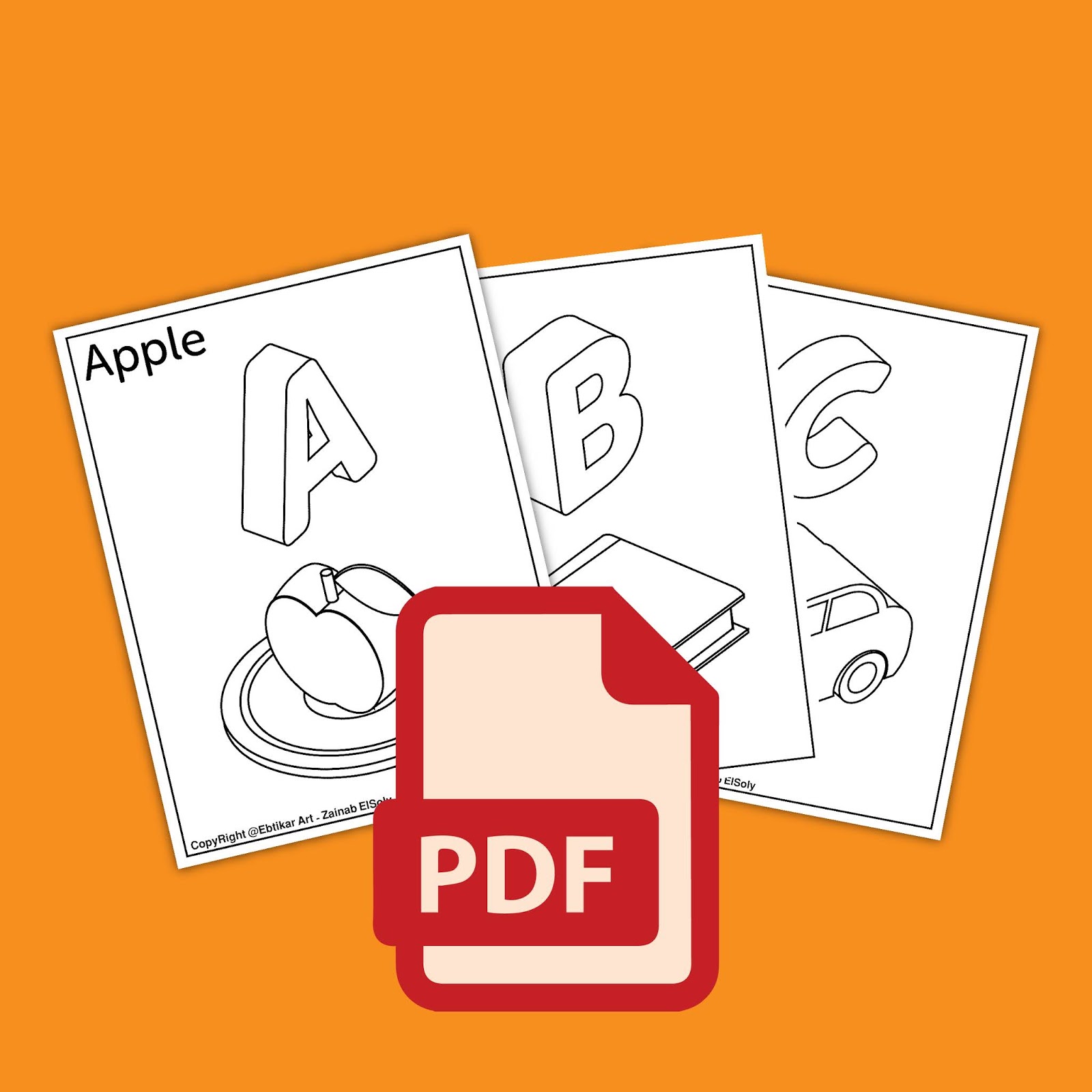 3d Abc Alphabet For Kids Pdf Free Download