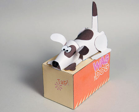 Wag the Dog Paper Toy