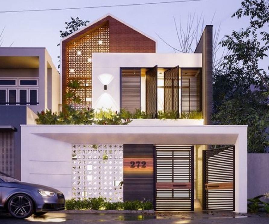 rumah minimalis 2 lantai modern murah