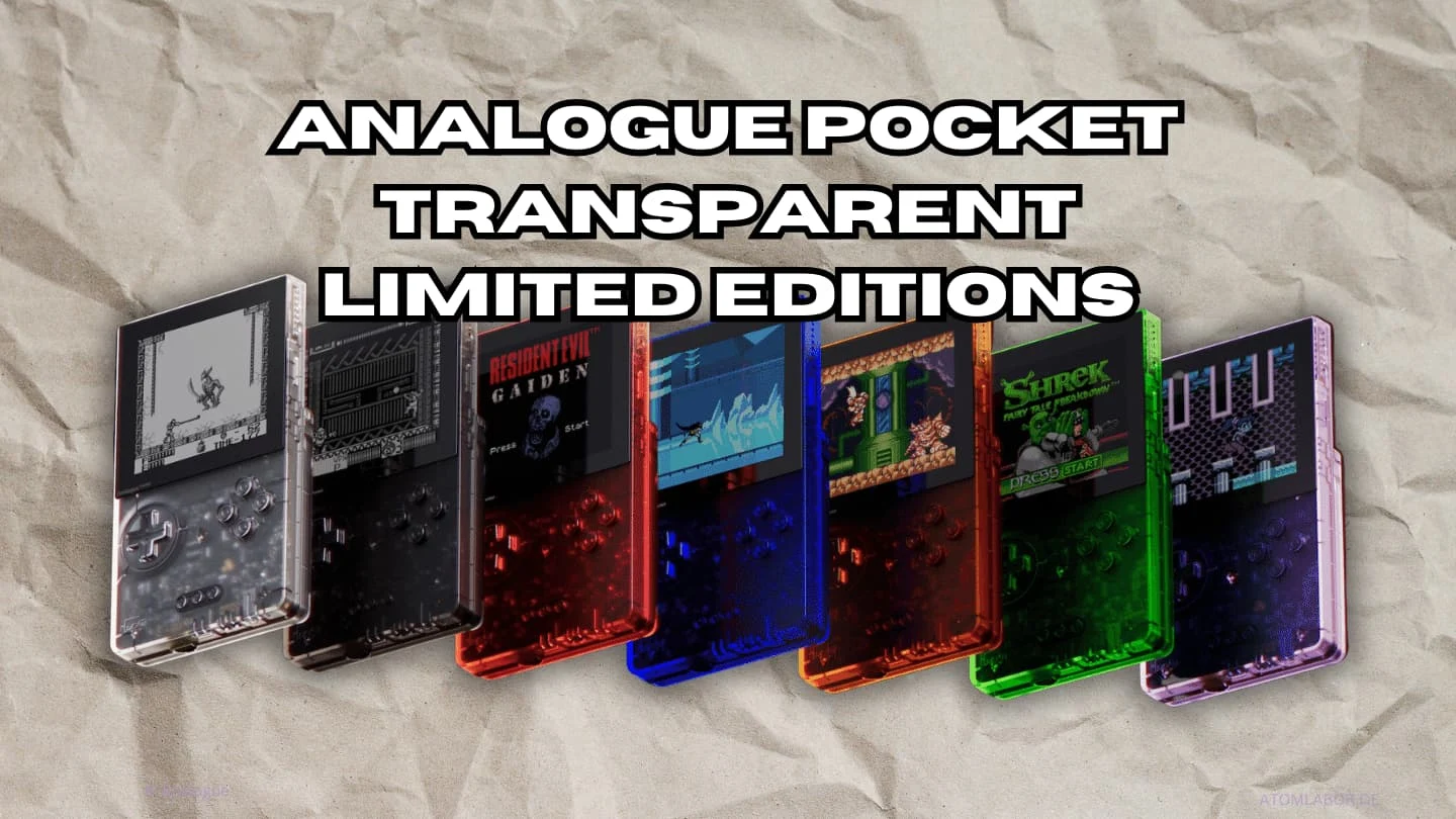 Der Analogue Pocket Transparent als Limited Edition