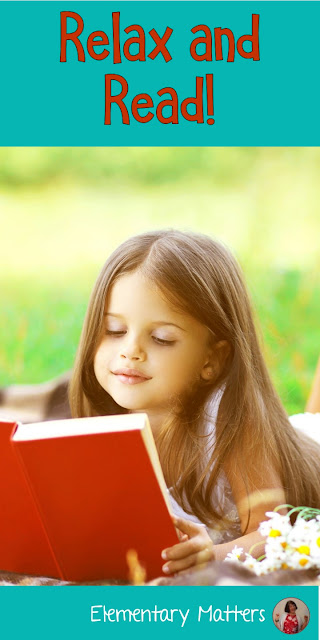 Relax and Read: Here's a simple suggestion that could help your students learn to love reading. It's all in the approach!