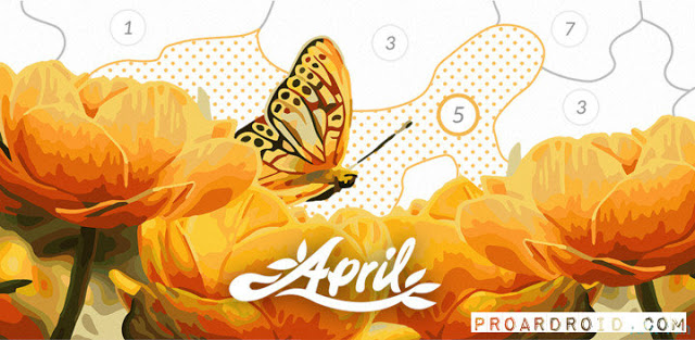  لعبة الرسم والتلوين April Coloring v2.0 كاملة للأندرويد logo