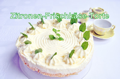 Zitronen-Frischkäse-Torte