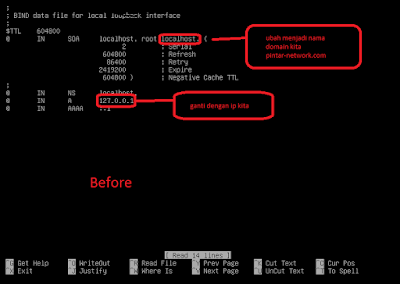 konfigurasi db.f-dns before