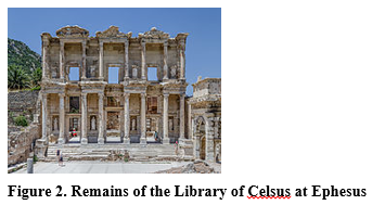 Figure 2. Remains of the Library of Celsus at Ephesus