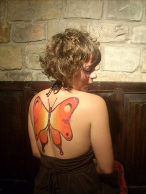 Beautiful Back Piece Tattoo Ideas With Butterflies Tattoo Designs With Image 