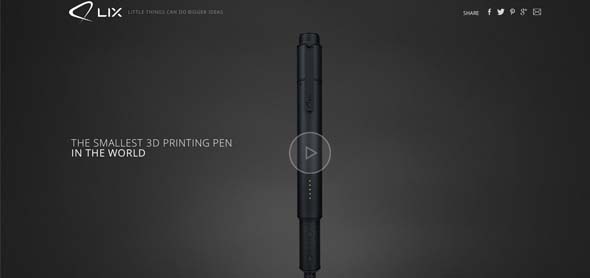  LIX – The smallest 3D printing pen in the world