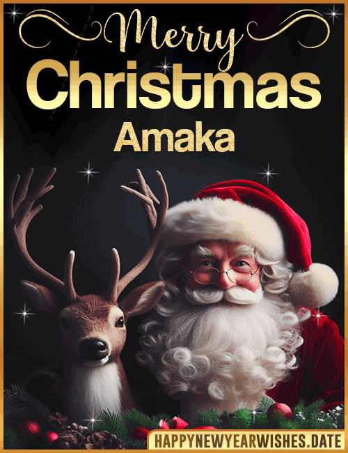 Merry Christmas gif Amaka